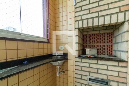 Varanda Gourmet de apartamento à venda com 2 quartos, 73m² em Vila Luiz Casa, São Bernardo do Campo