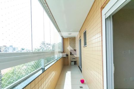 Varanda Gourmet de apartamento à venda com 2 quartos, 73m² em Vila Luiz Casa, São Bernardo do Campo