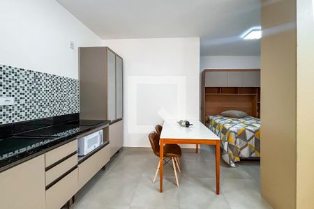 Cozinha de apartamento para alugar com 1 quarto, 32m² em Vila Monte Alegre, São Paulo