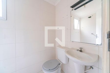 Banheiro  de apartamento à venda com 2 quartos, 50m² em Parque Oratório, Santo André