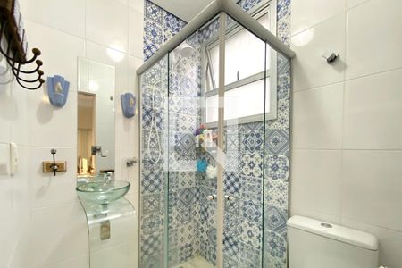 Banheiro da Suíte 1 de apartamento à venda com 3 quartos, 85m² em Nova Suíça, Belo Horizonte