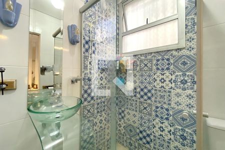 Banheiro da Suíte 1 de apartamento à venda com 3 quartos, 85m² em Nova Suíça, Belo Horizonte