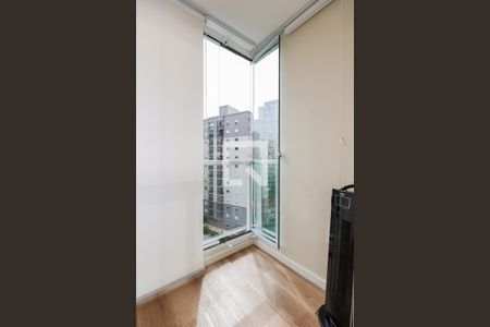 Varanda da Sala de apartamento para alugar com 1 quarto, 42m² em Vila Andrade, São Paulo
