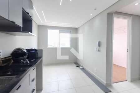 Sala - Cozinha de apartamento para alugar com 2 quartos, 48m² em Vila Carmosina, São Paulo
