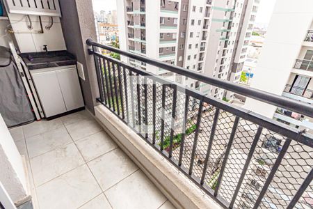 Varanda e Área de Serviço de apartamento para alugar com 2 quartos, 41m² em Mooca, São Paulo