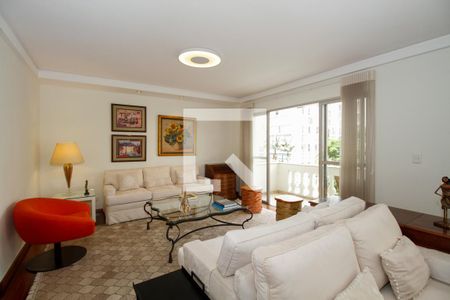 Sala de Estar de apartamento para alugar com 3 quartos, 220m² em Jardim Paulista, São Paulo