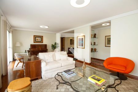 Sala de Estar de apartamento para alugar com 3 quartos, 220m² em Jardim Paulista, São Paulo