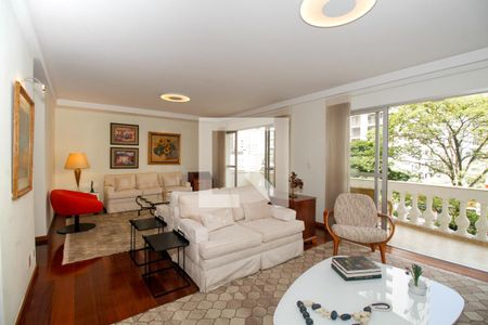 Sala de Estar de apartamento para alugar com 3 quartos, 220m² em Jardim Paulista, São Paulo