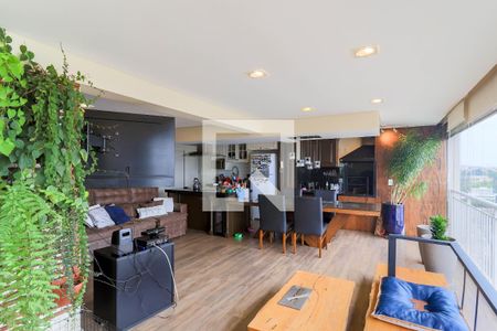 Varanda Gourmet de apartamento à venda com 3 quartos, 130m² em Jardim Dom Bosco, São Paulo