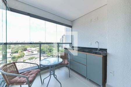 Varanda de apartamento para alugar com 2 quartos, 66m² em Santo Amaro, São Paulo