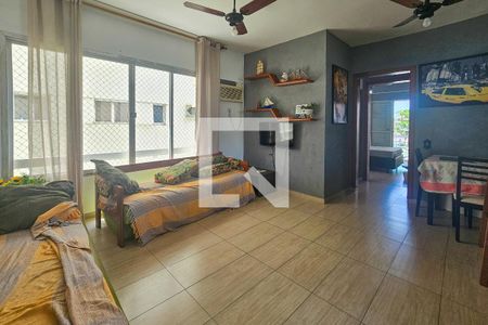 Sala de apartamento para alugar com 2 quartos, 64m² em Parque Enseada, Guarujá