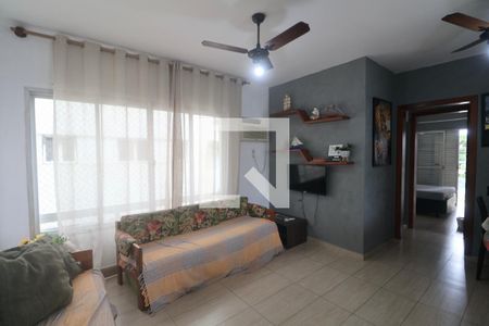 Sala de apartamento para alugar com 2 quartos, 64m² em Mar E Céu, Guarujá