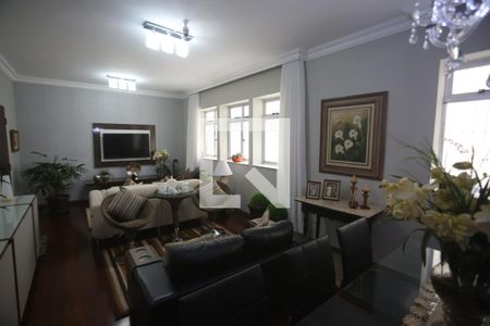 Sala de apartamento à venda com 3 quartos, 120m² em Cidade Jardim, Belo Horizonte