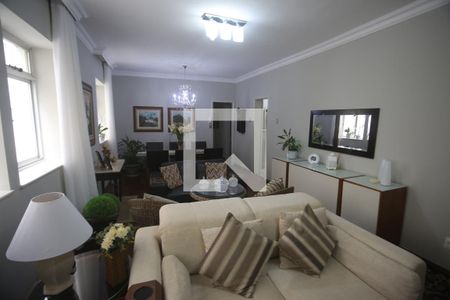 Sala de apartamento à venda com 3 quartos, 120m² em Cidade Jardim, Belo Horizonte