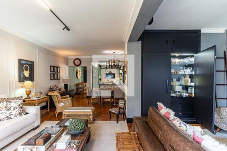 Sala de apartamento para alugar com 2 quartos, 140m² em Santa Cecilia, São Paulo