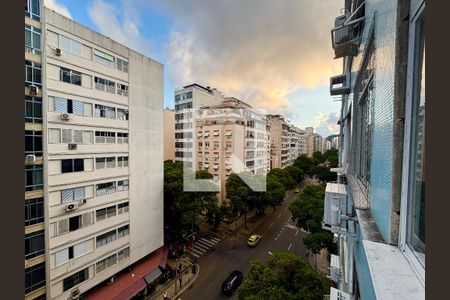 Sala/quarto - vista de apartamento para alugar com 1 quarto, 33m² em Copacabana, Rio de Janeiro
