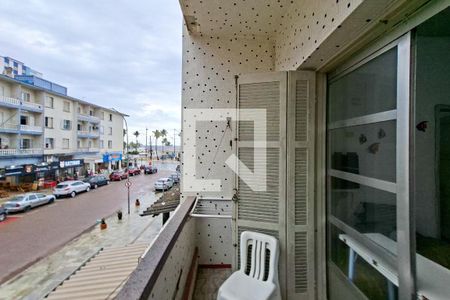 Sacada  de apartamento para alugar com 1 quarto, 35m² em Cidade Ocian, Praia Grande