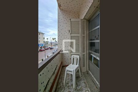 Sacada  de apartamento para alugar com 1 quarto, 35m² em Cidade Ocian, Praia Grande
