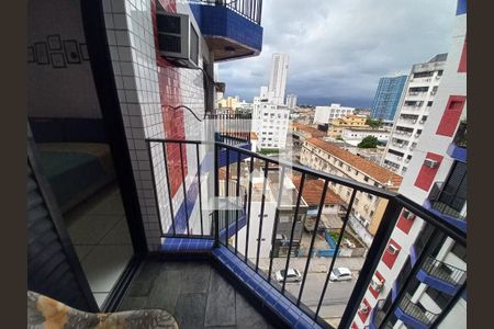 Sacada de apartamento para alugar com 1 quarto, 36m² em Centro, São Vicente