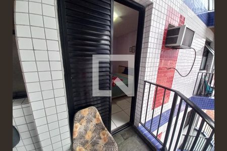 Sacada de apartamento para alugar com 1 quarto, 36m² em Centro, São Vicente
