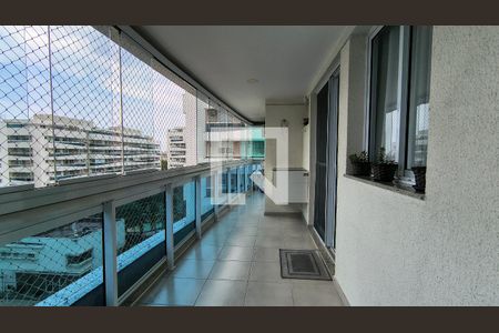 Varanda  de apartamento para alugar com 3 quartos, 109m² em Recreio dos Bandeirantes, Rio de Janeiro