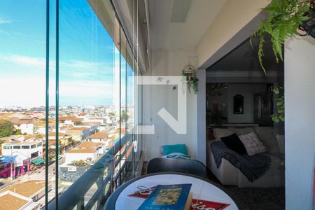 Varanda de apartamento à venda com 3 quartos, 110m² em Santa Paula, São Caetano do Sul