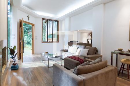 sala  de casa de condomínio à venda com 3 quartos, 184m² em Casa Branca, Brumadinho