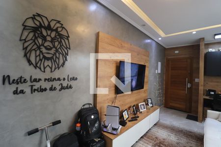 Sala de apartamento à venda com 2 quartos, 96m² em Parque Capuava, Santo André