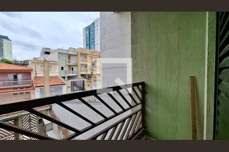 Varanda Quarto 1 suíte de apartamento para alugar com 2 quartos, 86m² em Parque das Nações, Santo André