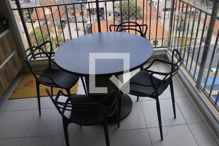 Varanda Gourmet  de apartamento para alugar com 1 quarto, 40m² em Jardim Flor da Montanha, Guarulhos