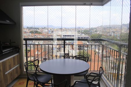 Varanda Gourmet  de apartamento para alugar com 1 quarto, 40m² em Jardim Flor da Montanha, Guarulhos