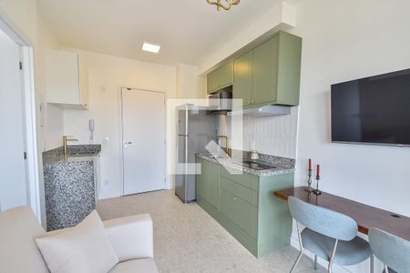 Sala de apartamento para alugar com 1 quarto, 31m² em Liberdade, São Paulo