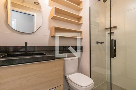 Banheiro Social de apartamento para alugar com 2 quartos, 58m² em Jardim Esperanca, Barueri