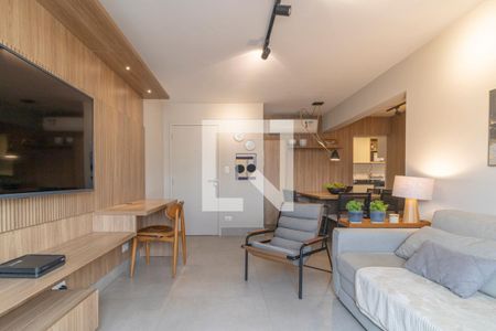 Sala de apartamento à venda com 2 quartos, 70m² em Moema, São Paulo