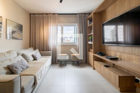 Sala de apartamento à venda com 2 quartos, 70m² em Moema, São Paulo