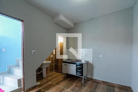 Cozinha e Área de Serviço de casa para alugar com 1 quarto, 30m² em Alves Dias, São Bernardo do Campo