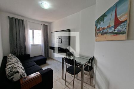 Sala de apartamento para alugar com 2 quartos, 78m² em Cidade Ocian, Praia Grande