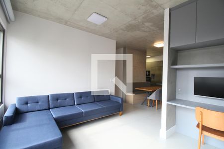 Sala de apartamento para alugar com 2 quartos, 68m² em Panamby, São Paulo