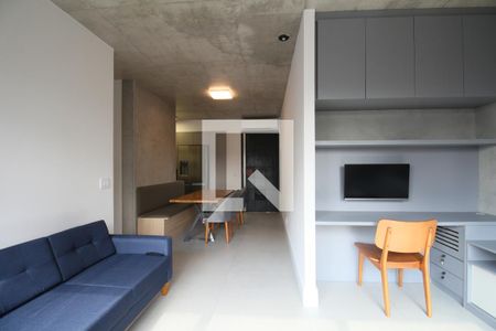 Sala de apartamento para alugar com 2 quartos, 68m² em Panamby, São Paulo