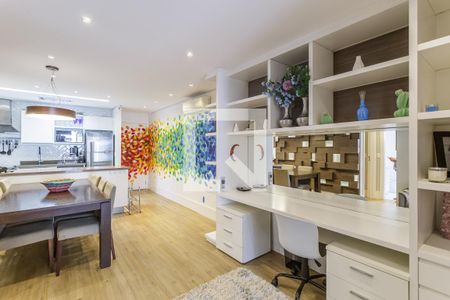 Sala de apartamento à venda com 2 quartos, 78m² em Vila Olímpia, São Paulo