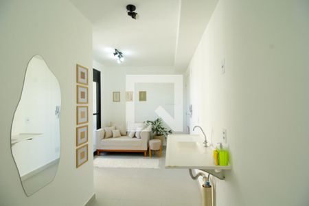 Sala/Cozinha de apartamento para alugar com 2 quartos, 45m² em Moinho Velho, São Paulo