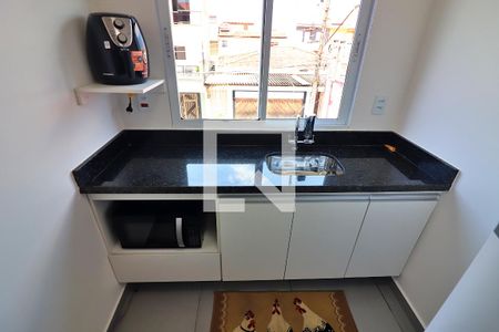Sala/Cozinha de kitnet/studio para alugar com 1 quarto, 24m² em Conjunto Habitacional Franchini, São Bernardo do Campo