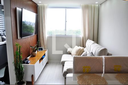 Detalhe - Sala e Sala de Jantar de apartamento à venda com 2 quartos, 44m² em Jardim Iris, São Paulo