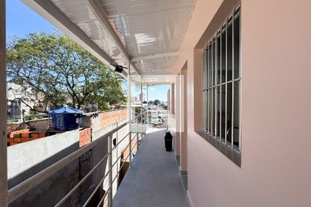 Varanda - Entrada  de kitnet/studio para alugar com 1 quarto, 22m² em Baeta Neves, São Bernardo do Campo