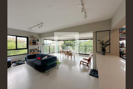 Sala/Cozinha de apartamento à venda com 3 quartos, 111m² em Perdizes, São Paulo