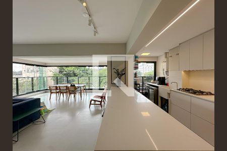 Sala/Cozinha de apartamento à venda com 3 quartos, 111m² em Perdizes, São Paulo