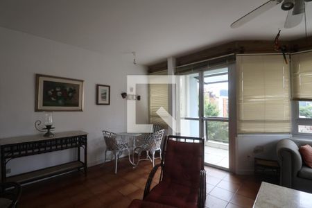 Sala de apartamento para alugar com 3 quartos, 146m² em Balneario Cidade Atlantica, Guarujá