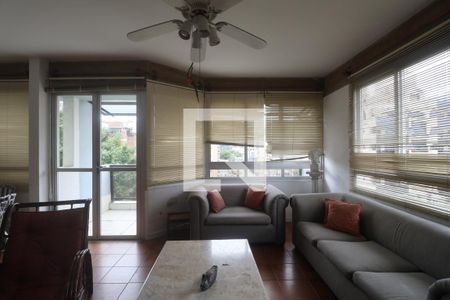 Sala de apartamento para alugar com 3 quartos, 146m² em Balneario Cidade Atlantica, Guarujá