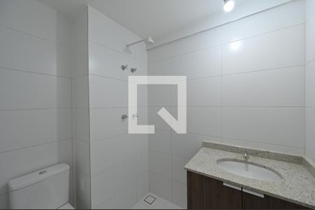 Banheiro Social de kitnet/studio à venda com 1 quarto, 27m² em Vila Clementino, São Paulo