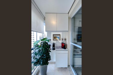 Varanda da Sala de apartamento para alugar com 3 quartos, 74m² em Vila Regente Feijó, São Paulo